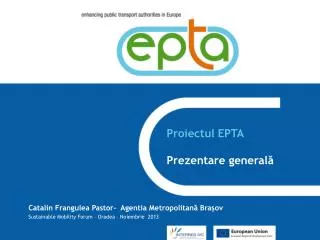 proiectul epta prezentare general