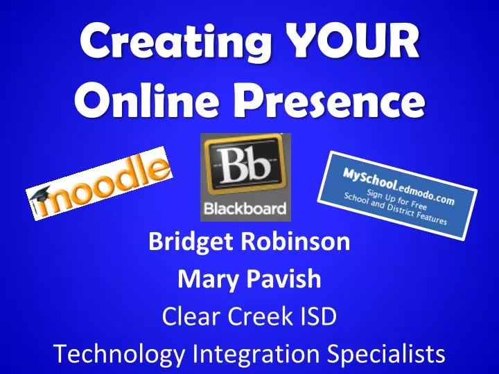 creating your online presence