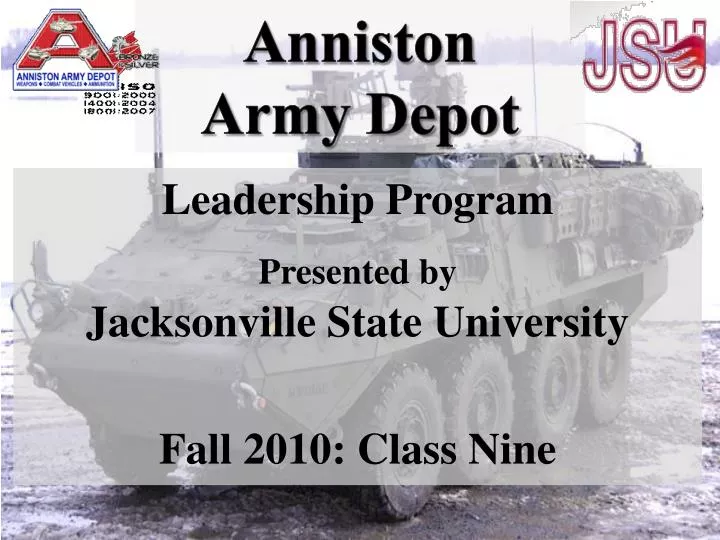 leadership program presented by jacksonville state university fall 2010 class nine