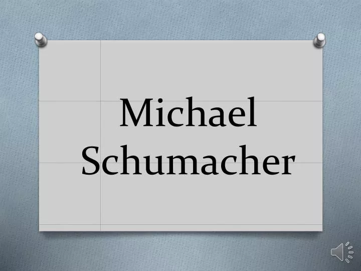 michael schumacher