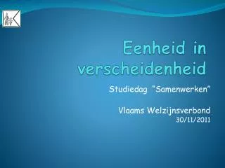 eenheid in verscheidenheid