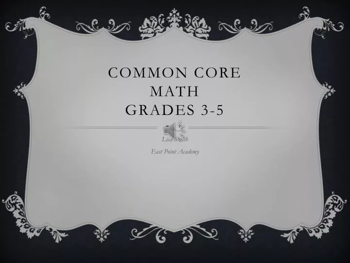 common core math grades 3 5