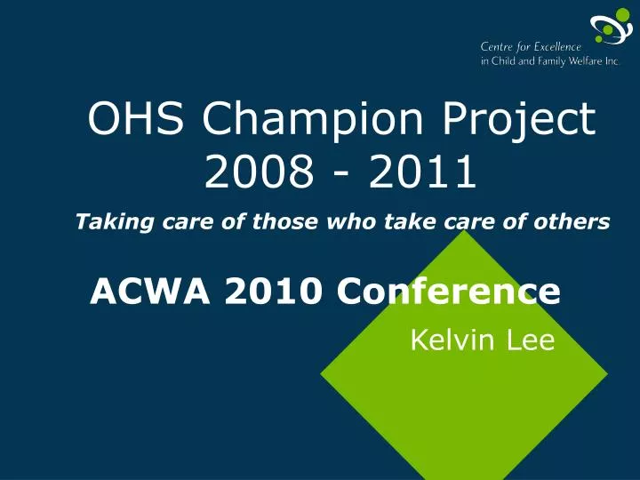 ohs champion project 2008 2011