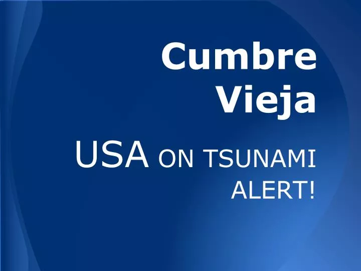 cumbre vieja