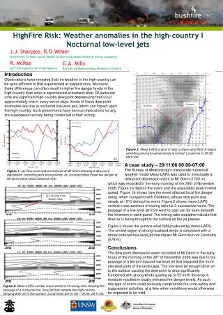 HighFire Risk: Weather anomalies in the high-country I Nocturnal low-level jets