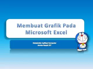 membuat grafik pada microsoft excel