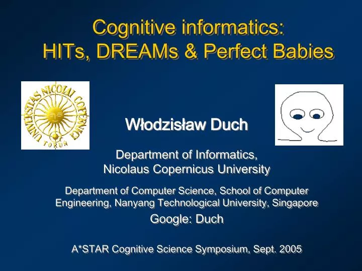 cognitive informatics hits dreams perfect babies