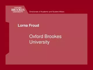 Lorna Froud