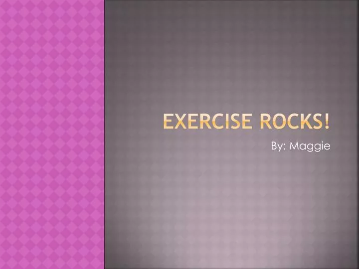 exercise rocks