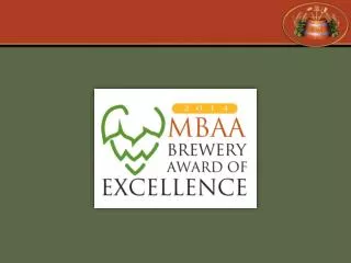 Brewery Award of Excellence