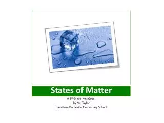 States of Matter