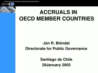 ACCRUALS IN OECD MEMBER COUNTRIES