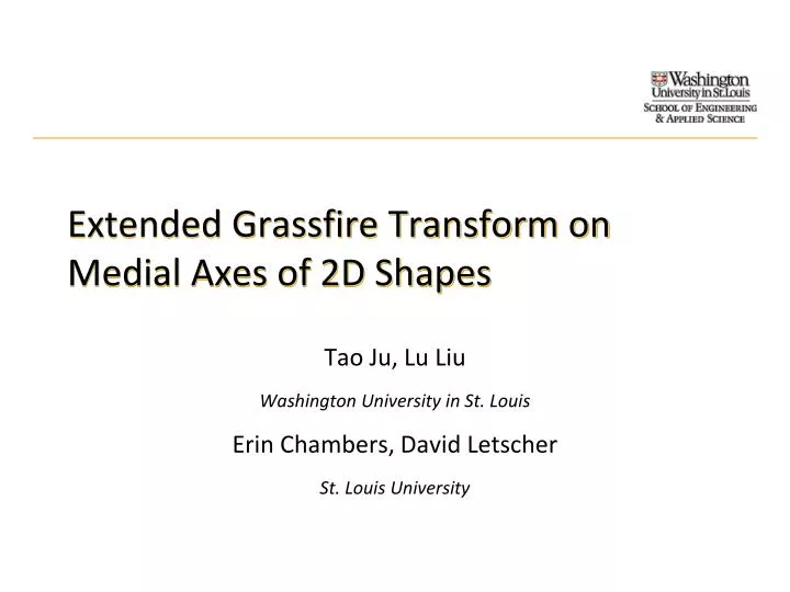 extended grassfire transform on medial axes of 2d shapes