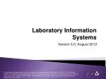 Laboratory Information Systems - slide 1