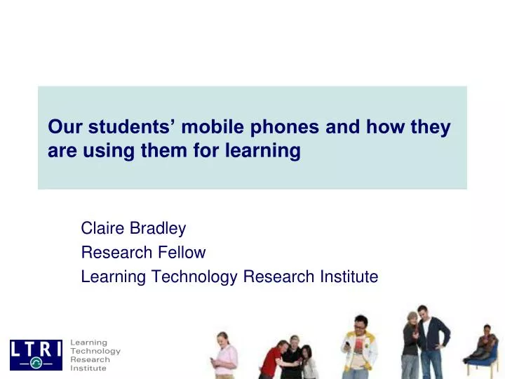 our students mobile phones and how they are using them for learning