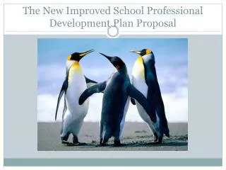 The New Improved School Professional Development Plan Proposal