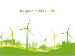 Religion Study Guide