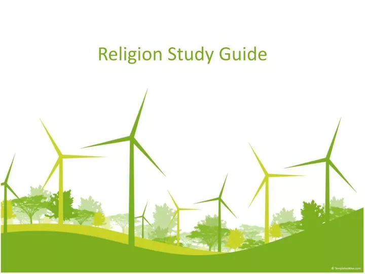 religion study guide