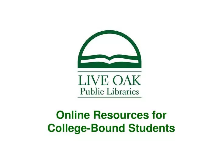 online resources for college bound students