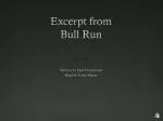 Excerpt from Bull Run - slide 1