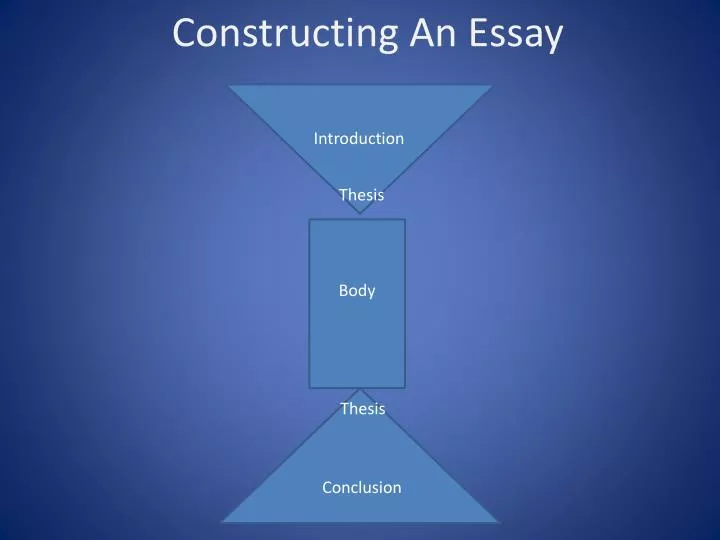 constructing an essay