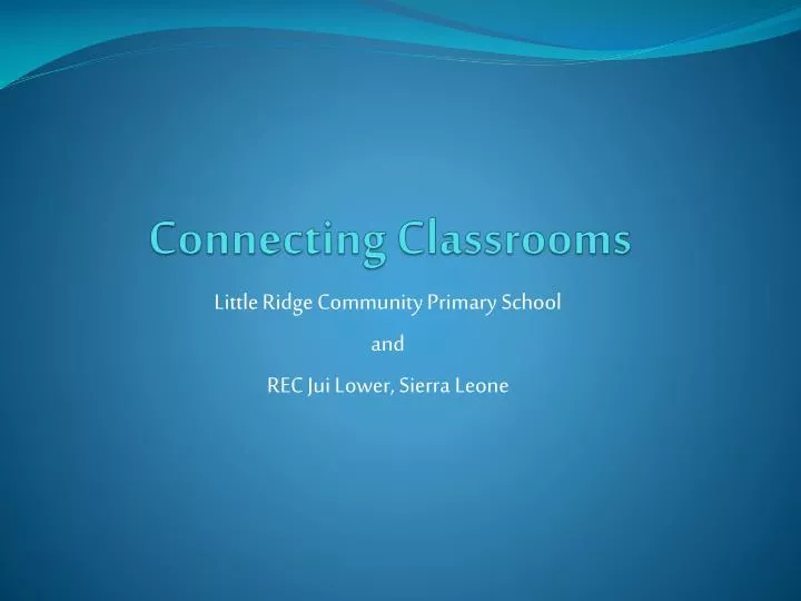 connecting classrooms