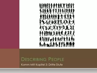 describing people