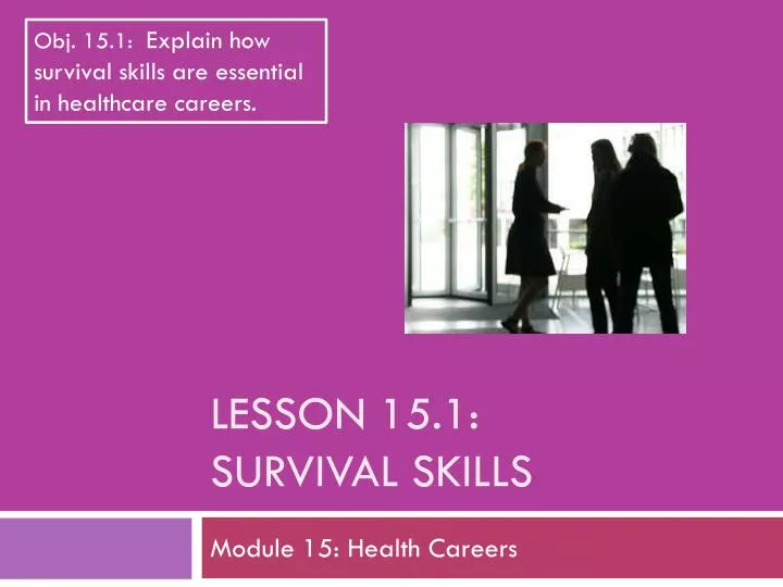lesson 15 1 survival skills