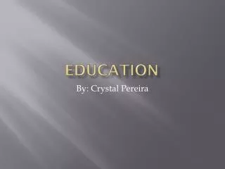education
