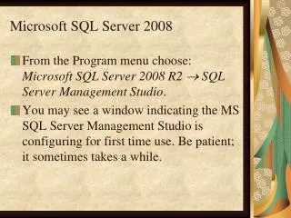 Microsoft SQL Server 2008