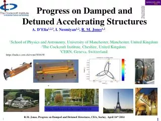 Progress on Damped and Detuned Accelerating Structures