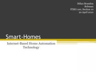 Smart-Homes