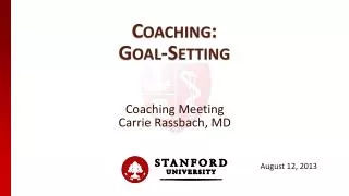 coaching goal setting