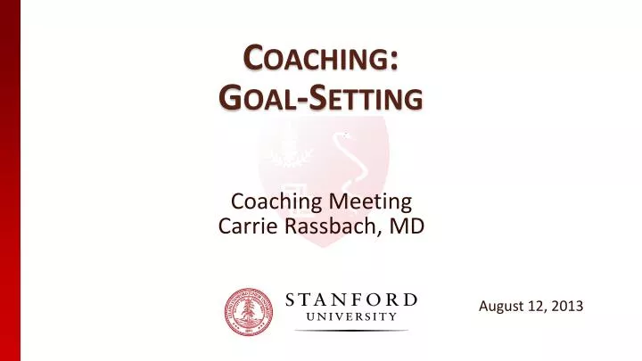 coaching goal setting