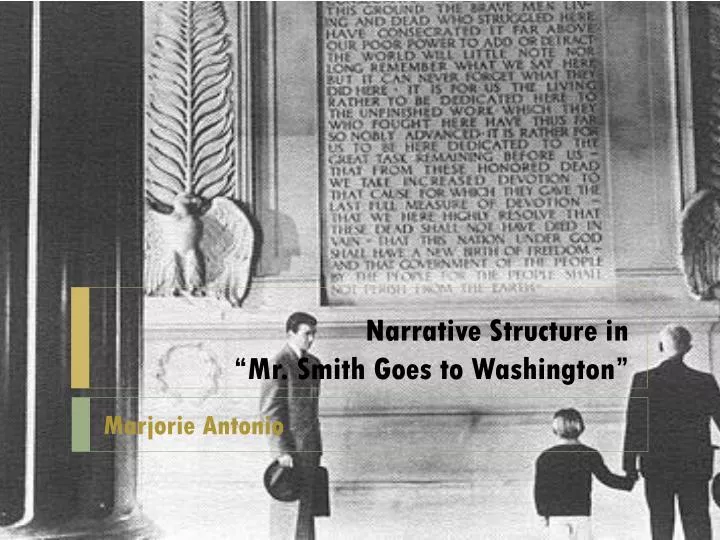 narrative structure in mr smith goes to washington