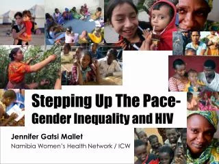 Stepping Up The Pace- Gender Inequality and HIV