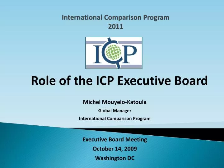 international comparison program 2011