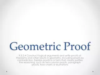 Geometric Proof