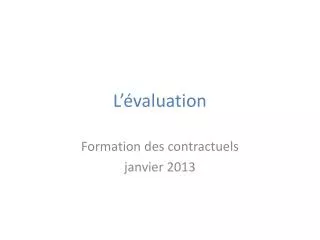 l valuation
