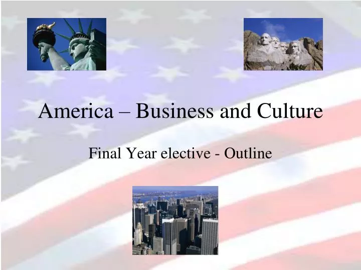 america business and culture