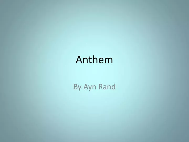 anthem
