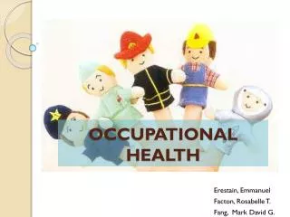 OCCUPATIONAL HEALTH