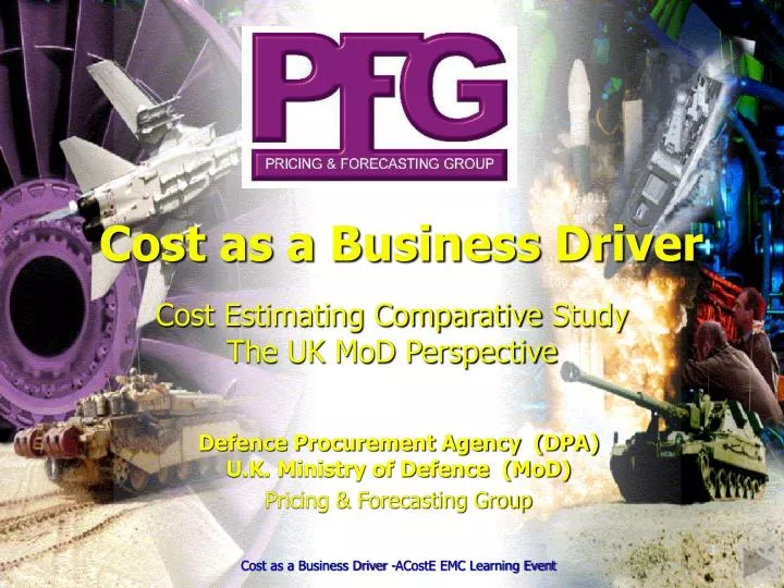 cost estimating comparative study the uk mod perspective