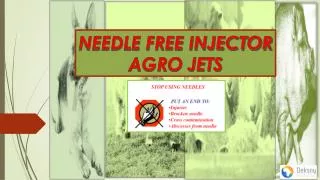 NEEDLE FREE INJECTOR AGRO JETS