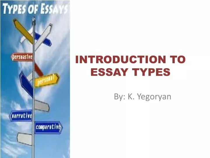 introduction to essay types