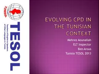 Evolving CPD in the Tunisian Context