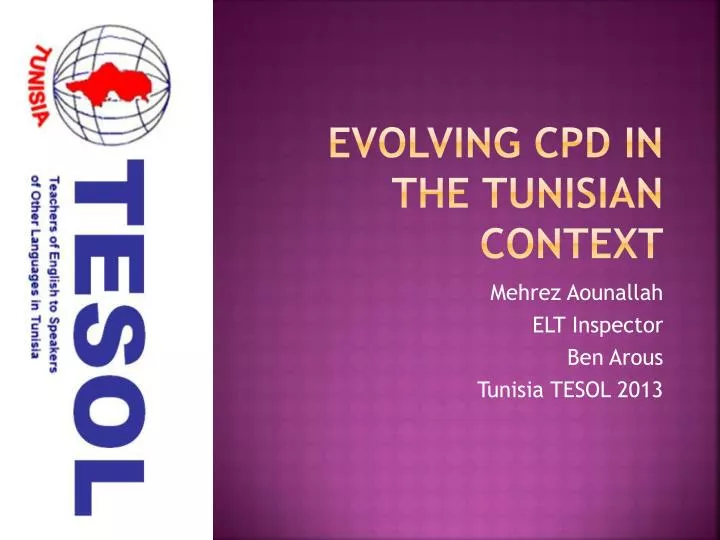 evolving cpd in the tunisian context