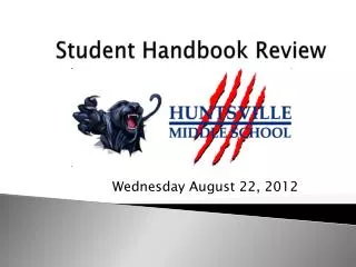Student Handbook Review