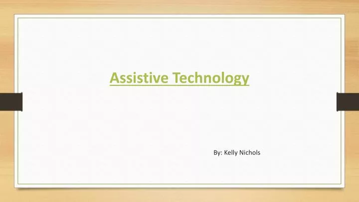 assistive technology