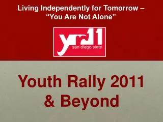 Youth Rally 2011 &amp; Beyond